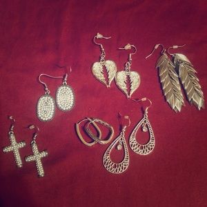 Assorted Silver Earrings